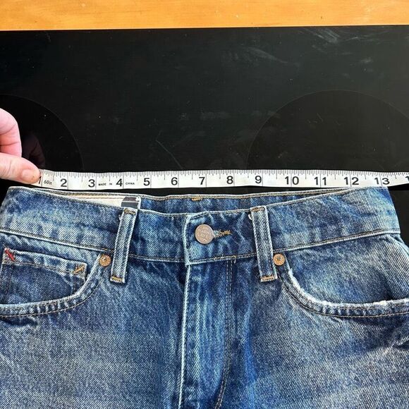 Marine Layer‎ Sasha Denim cutoff Jean Short women’s size 26 - Picture 11 of 11